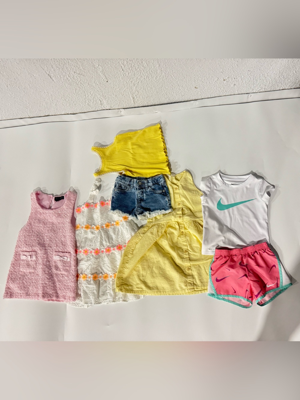 Bundle Girls Summer Outfit Dresses and Shorts and Tops